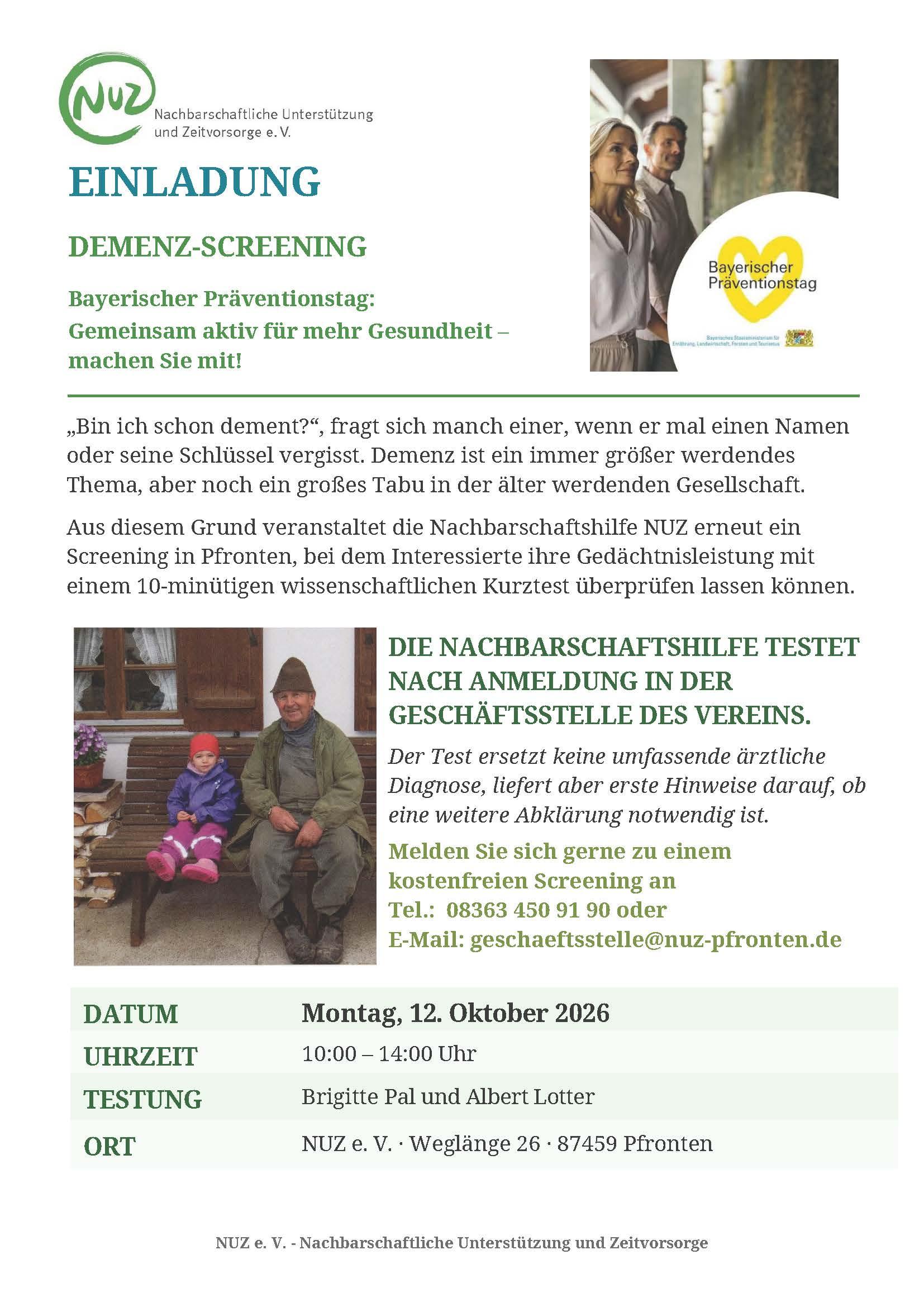 NUZ Präventionstag