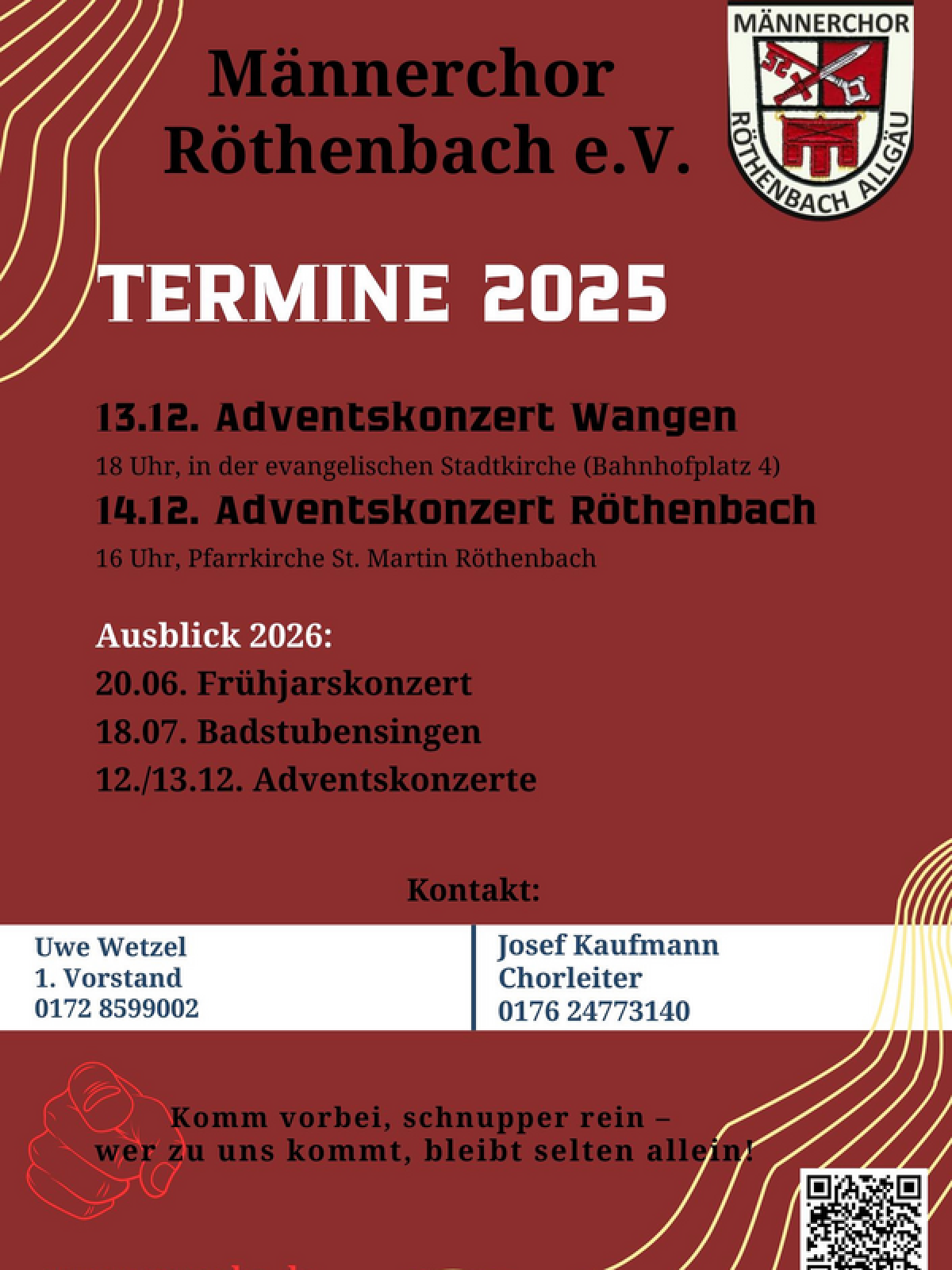 Männerchor Konzert