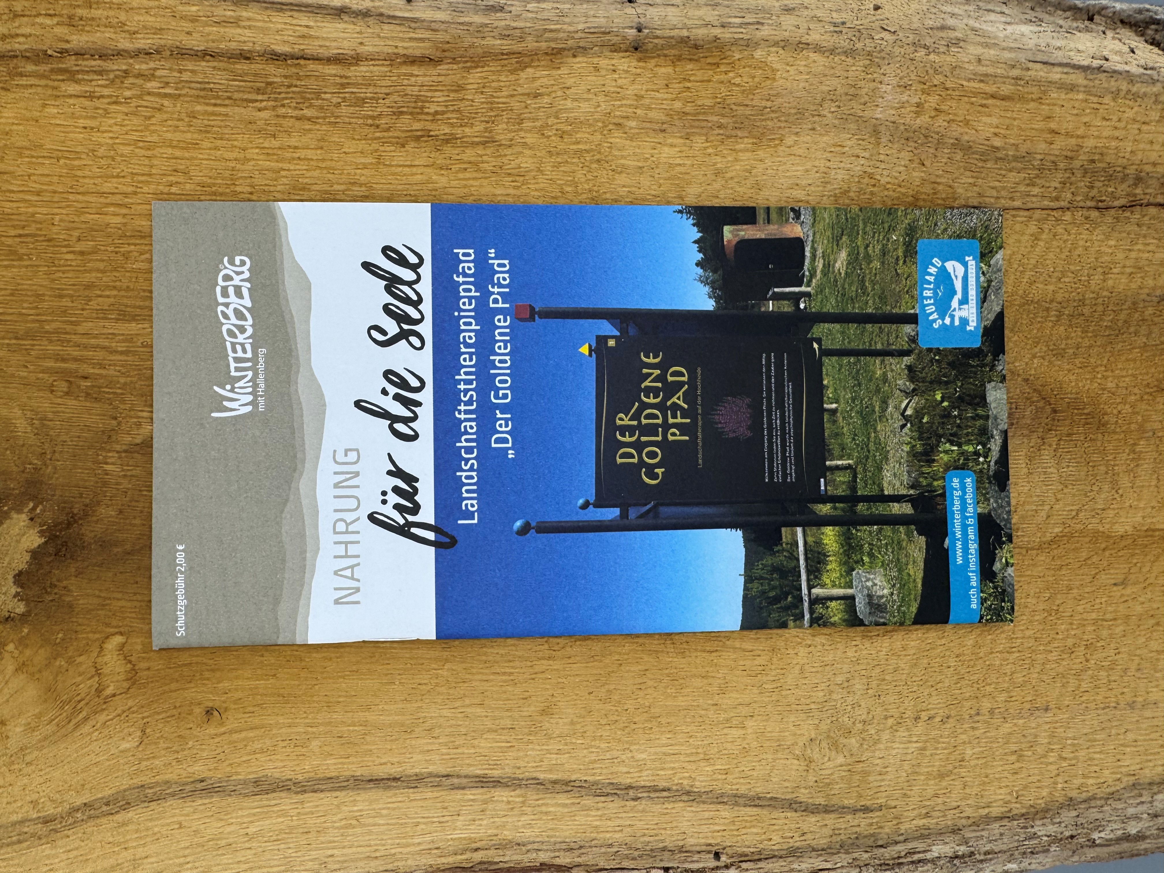 Goldener Pfad Broschüre