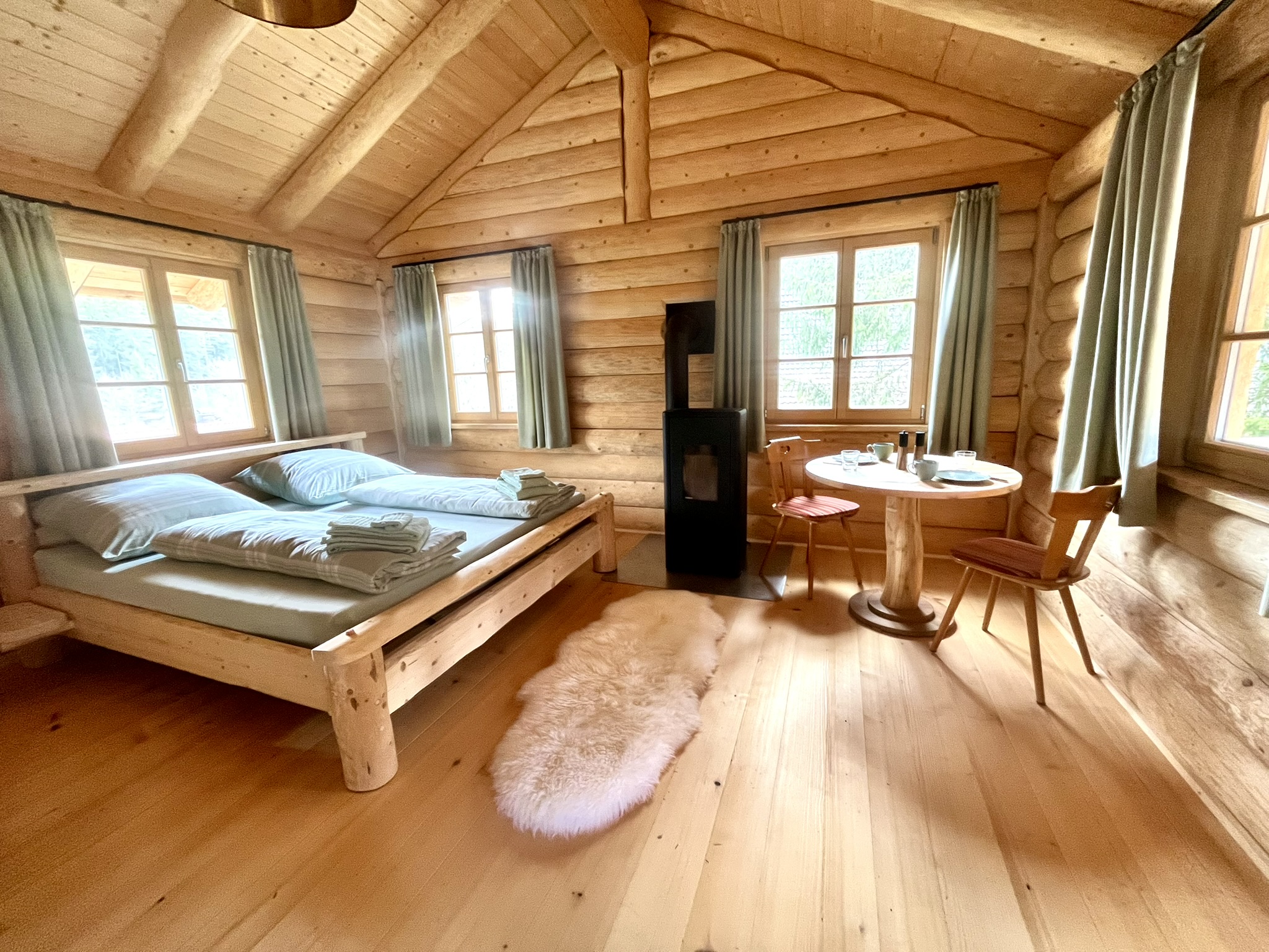 Blockhaushälfte Biber